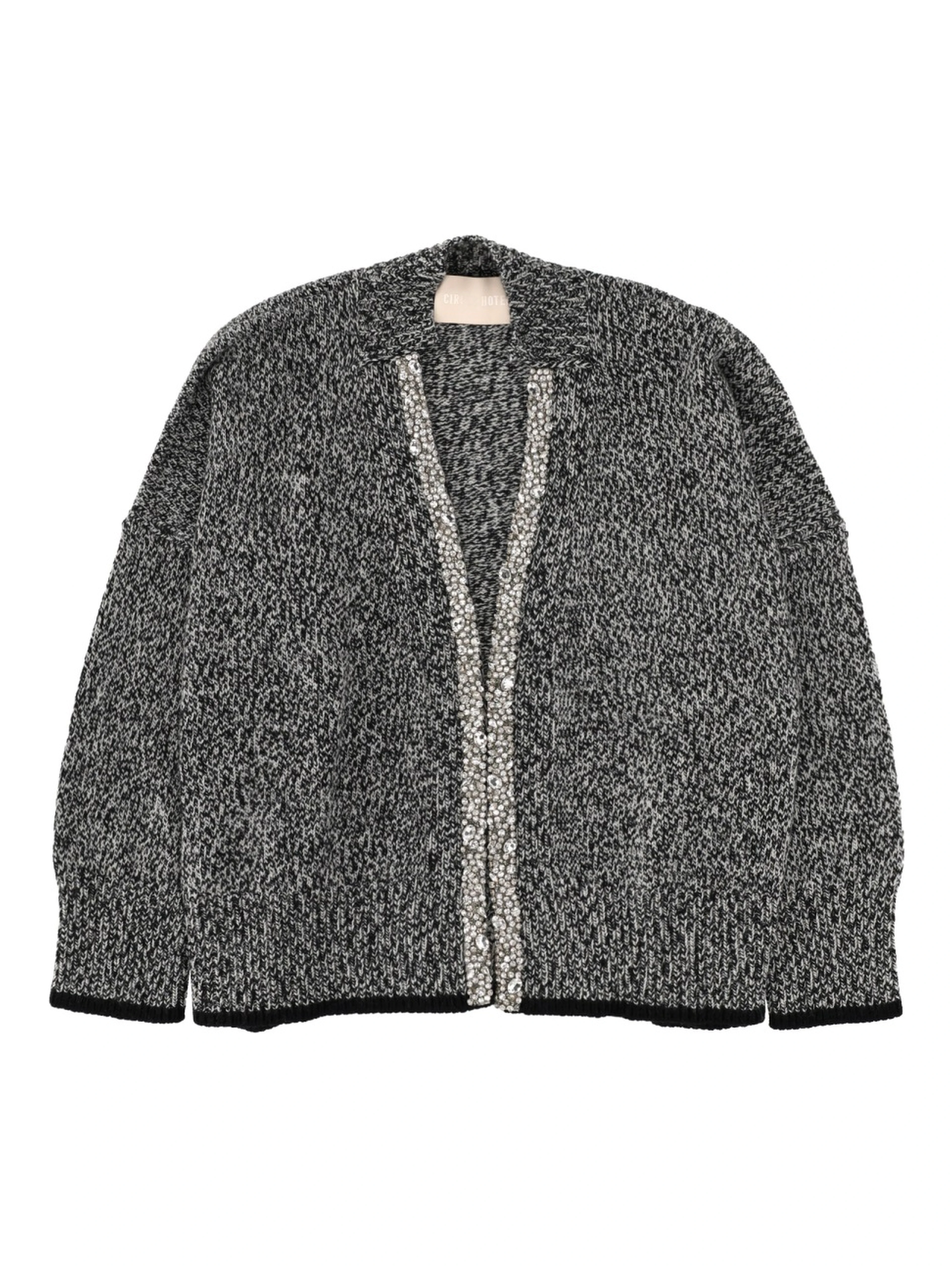 CARDIGAN WITH MOULINÉ WORKMANSHIP
