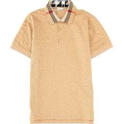 POLO SHIRT WITH "CHECK" COLLAR