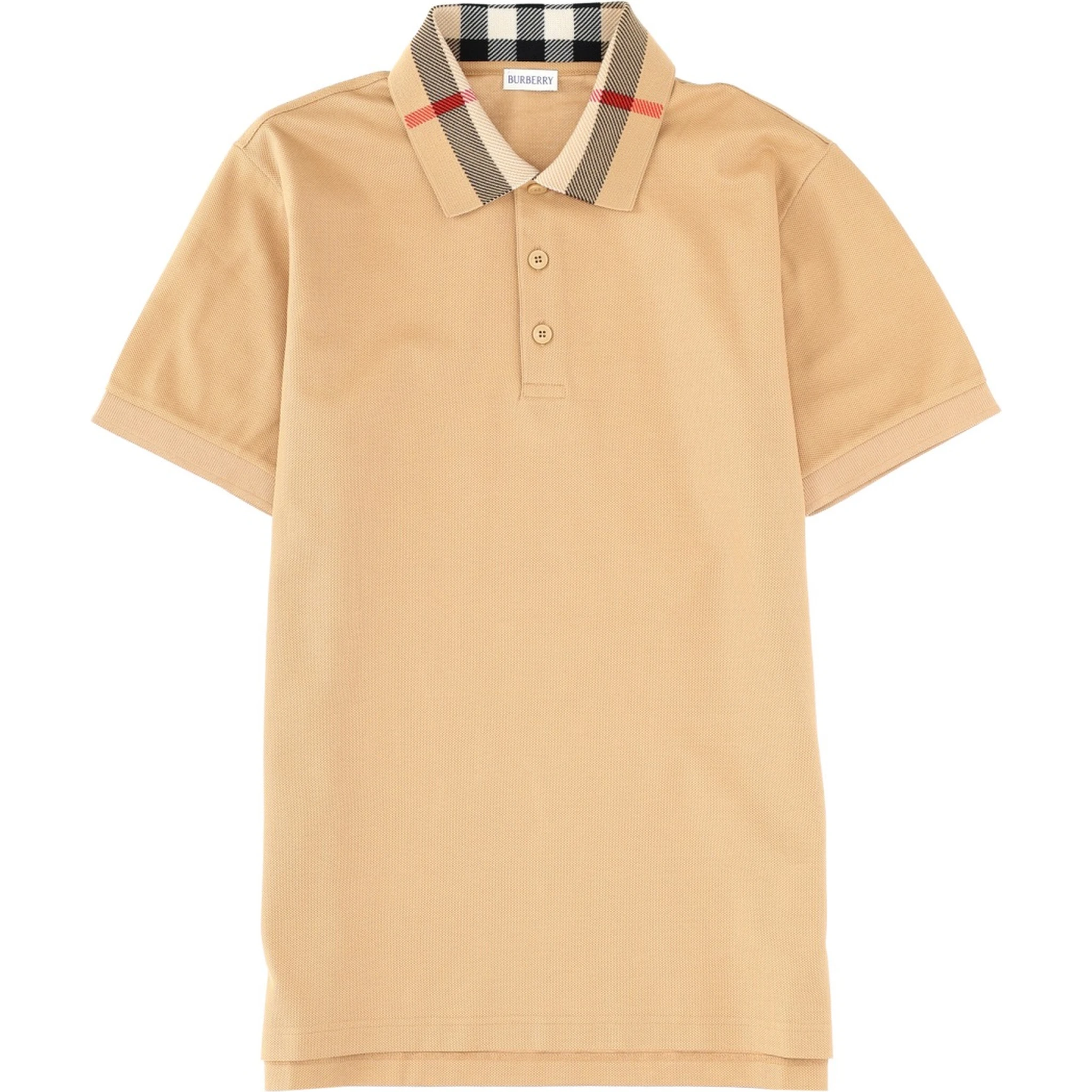 POLO SHIRT WITH "CHECK" COLLAR