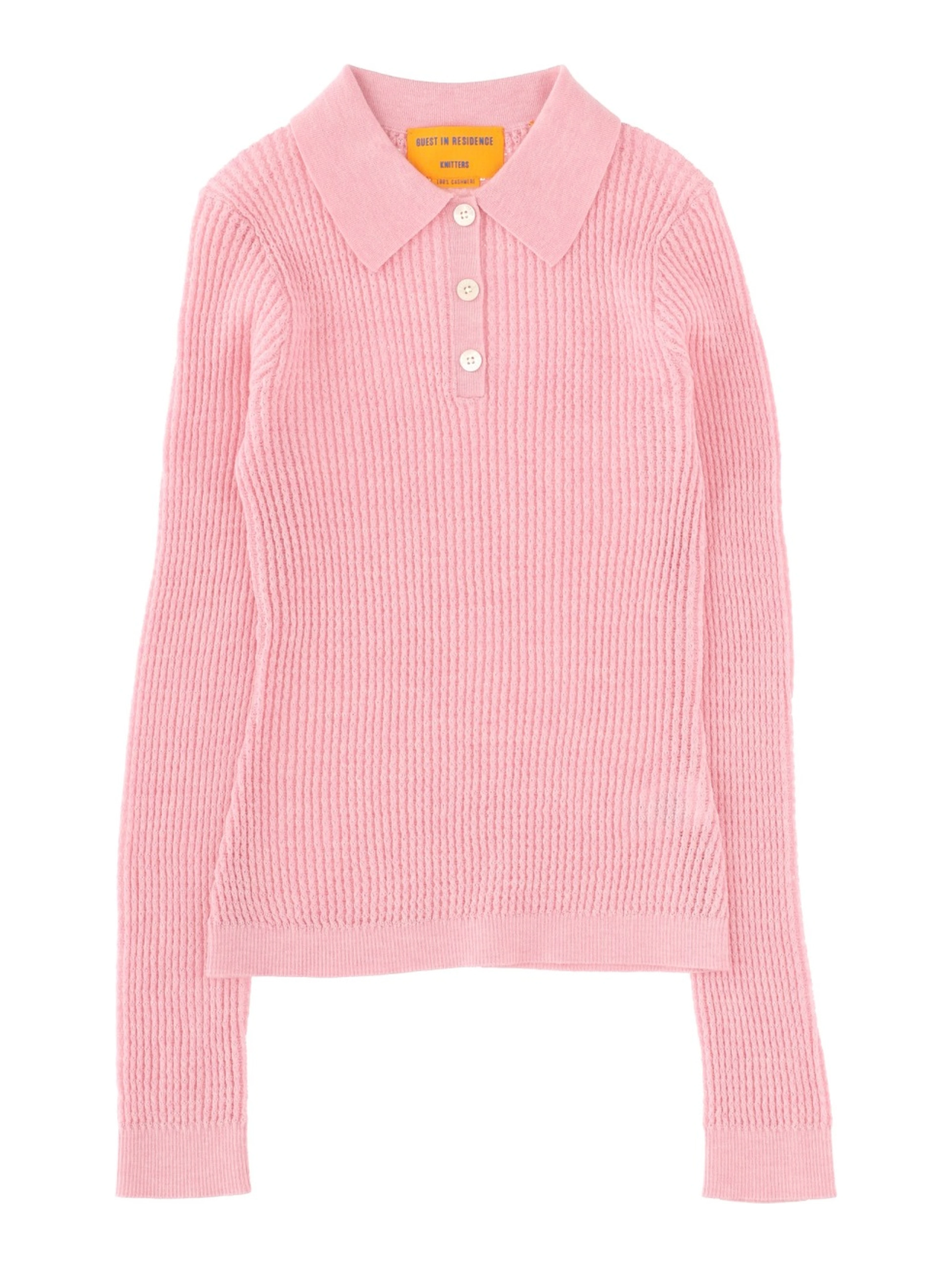 LONG SLEEVE "SHRUNKEN" POLO SHIRT