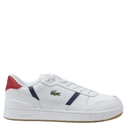 White Leather Low Top Sneakers