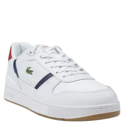 White Leather Low Top Sneakers