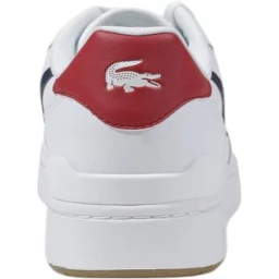 White Leather Low Top Sneakers