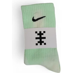 Green Cotton Socks
