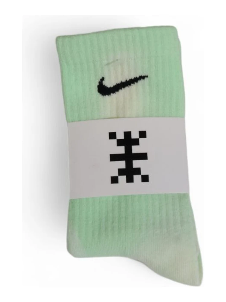 Green Cotton Socks