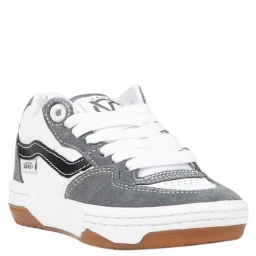 حذاء رياضي منخفض من جلد الغزال ثنائي اللون