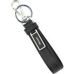 Black Stainless Steel Keychain