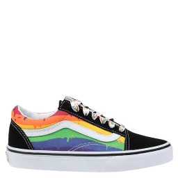 Black Fabric Low Top Sneakers