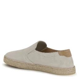 Gray Calf Leather Bos Taurus Low Top Sneakers