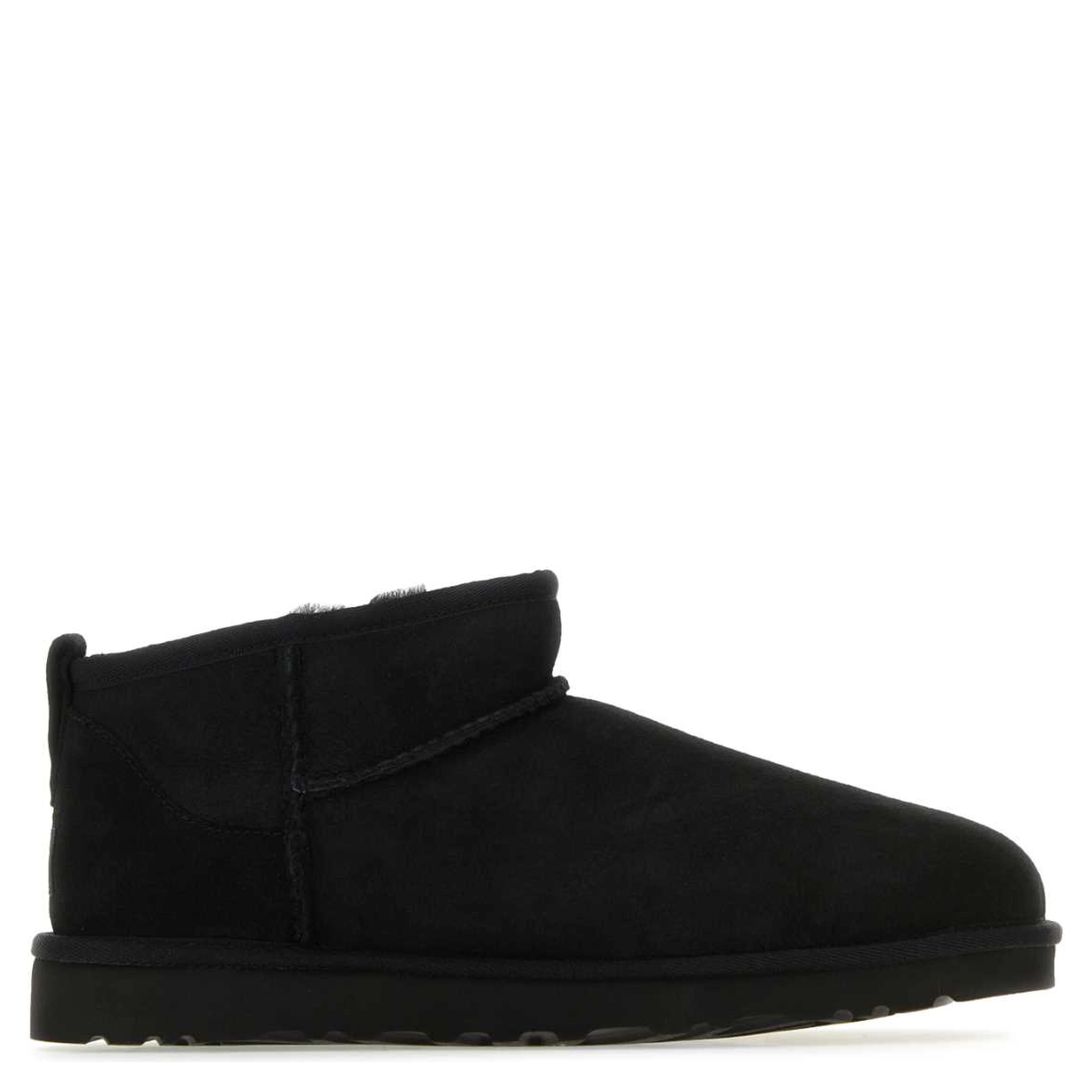 Black suede Classic Ultra Mini ankle boots