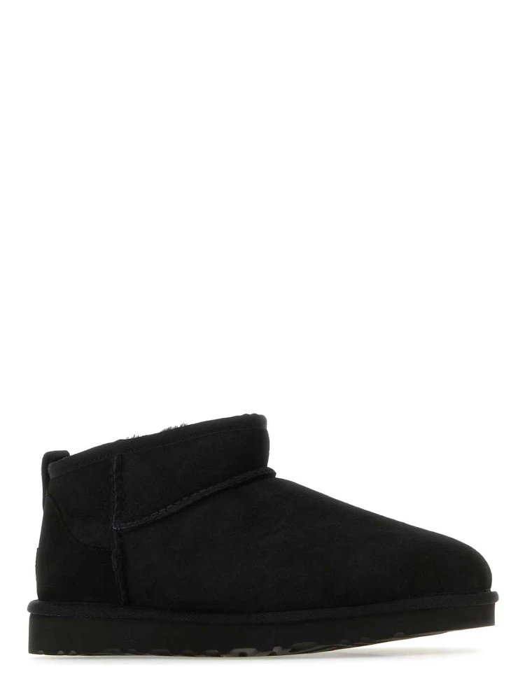 Black suede Classic Ultra Mini ankle boots alternative