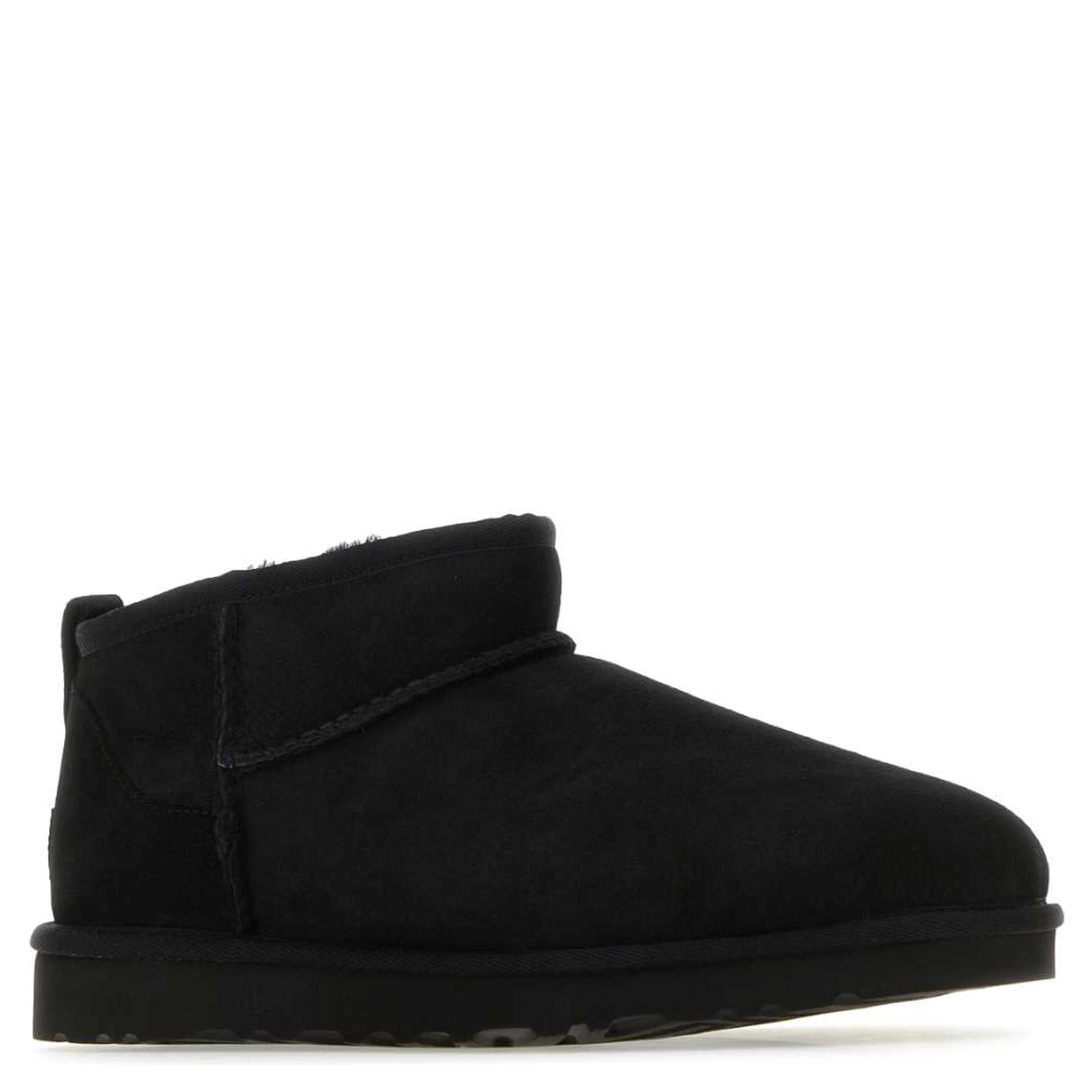 Black suede Classic Ultra Mini ankle boots