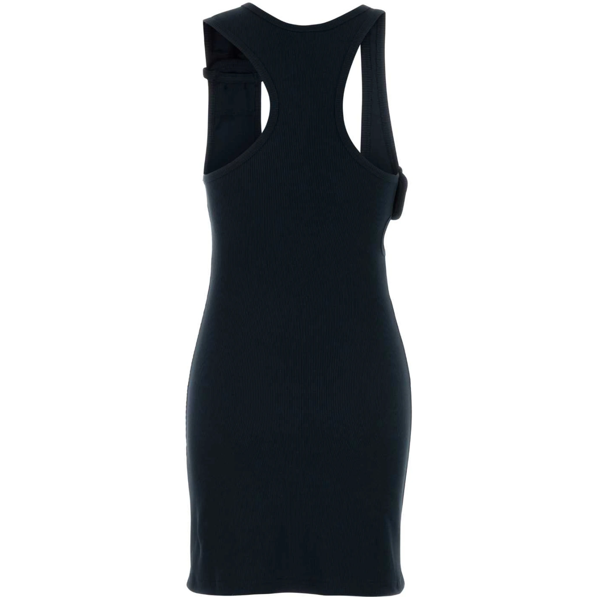 CONTRAST SCUBA MINI DRESS