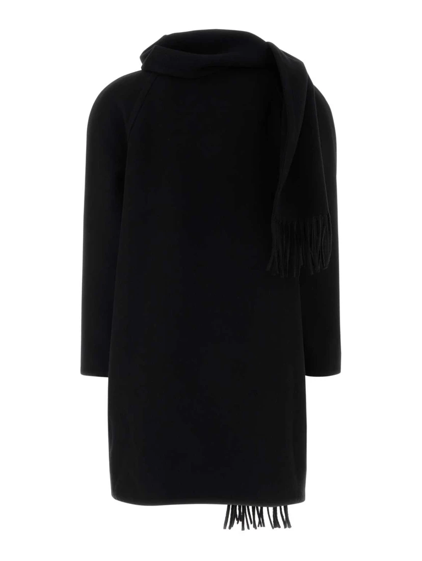 SCARF MIDI COAT