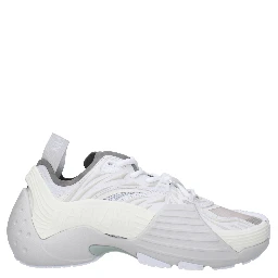 White Leather Athletic Sneakers