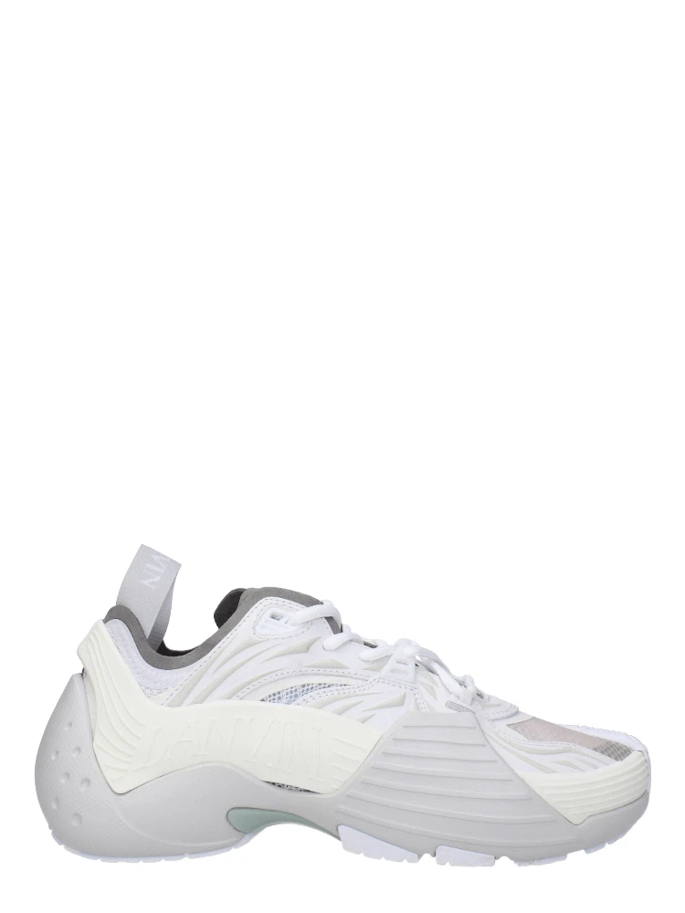 White Leather Athletic Sneakers