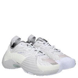 White Leather Athletic Sneakers