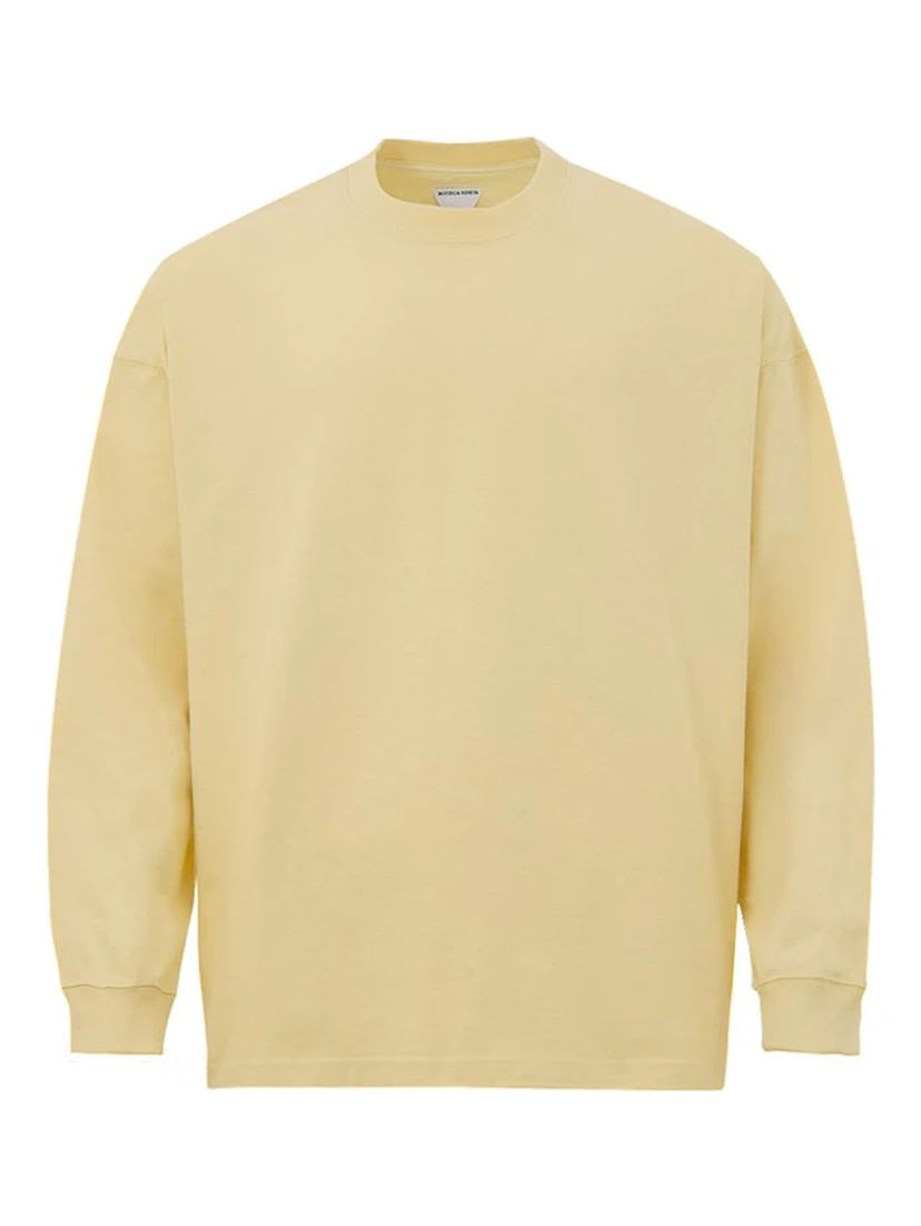 Yellow Cotton Sweatshirt
