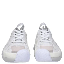 White Leather Athletic Sneakers