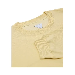 Yellow Cotton Sweatshirt