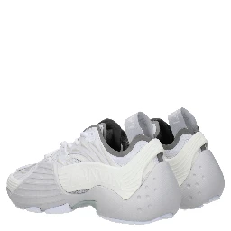 White Leather Athletic Sneakers