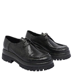 حذاء باولك المسطح الأخضر