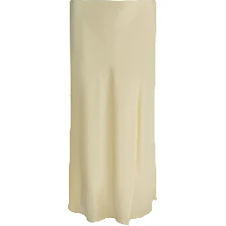 Satin midi skirt