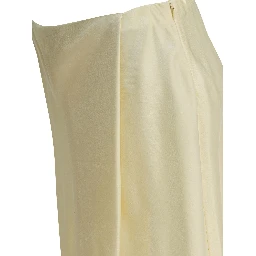 Satin midi skirt
