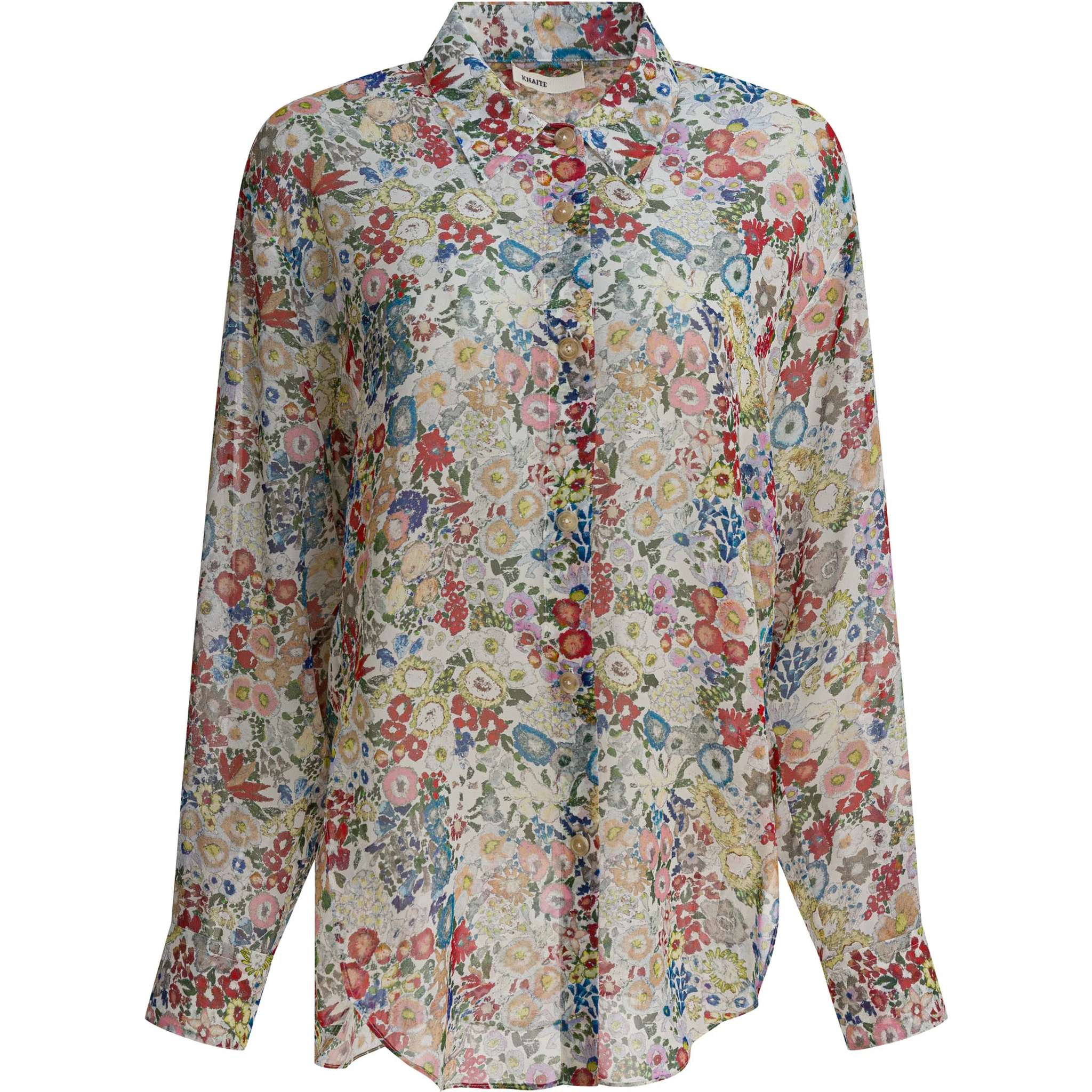 Silk floral shirt