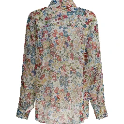 Silk floral shirt