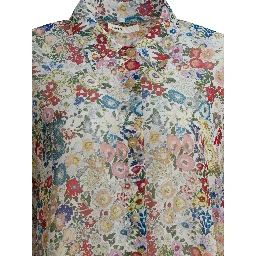 Silk floral shirt