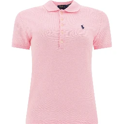 Cotton logo polo shirt