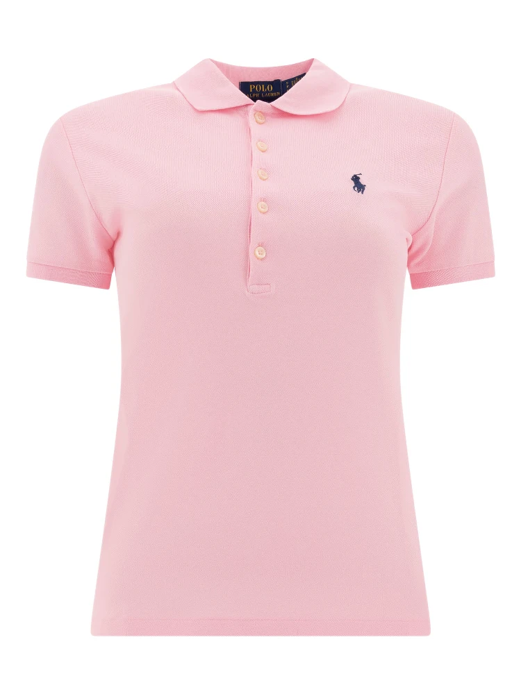 Cotton logo polo shirt