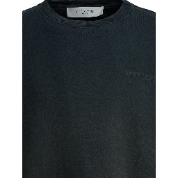 Vintage effect crewneck sweatshirt