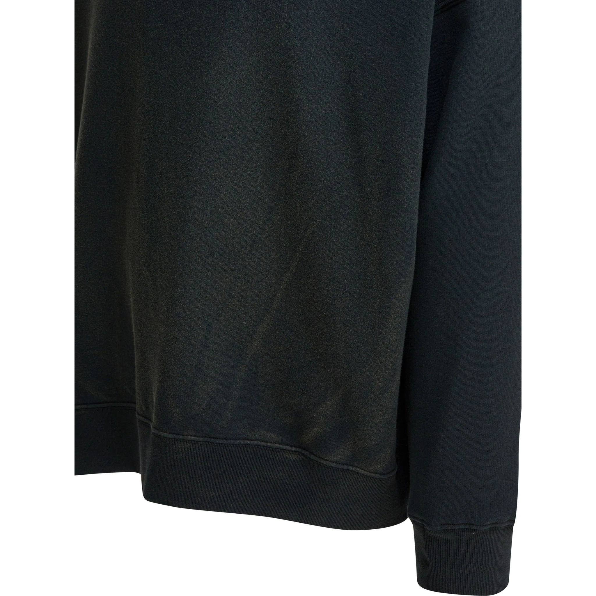 Vintage effect crewneck sweatshirt