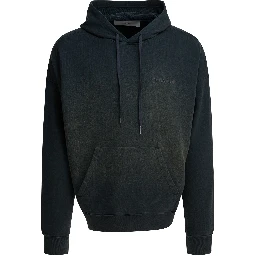 Bleached effect hoodie