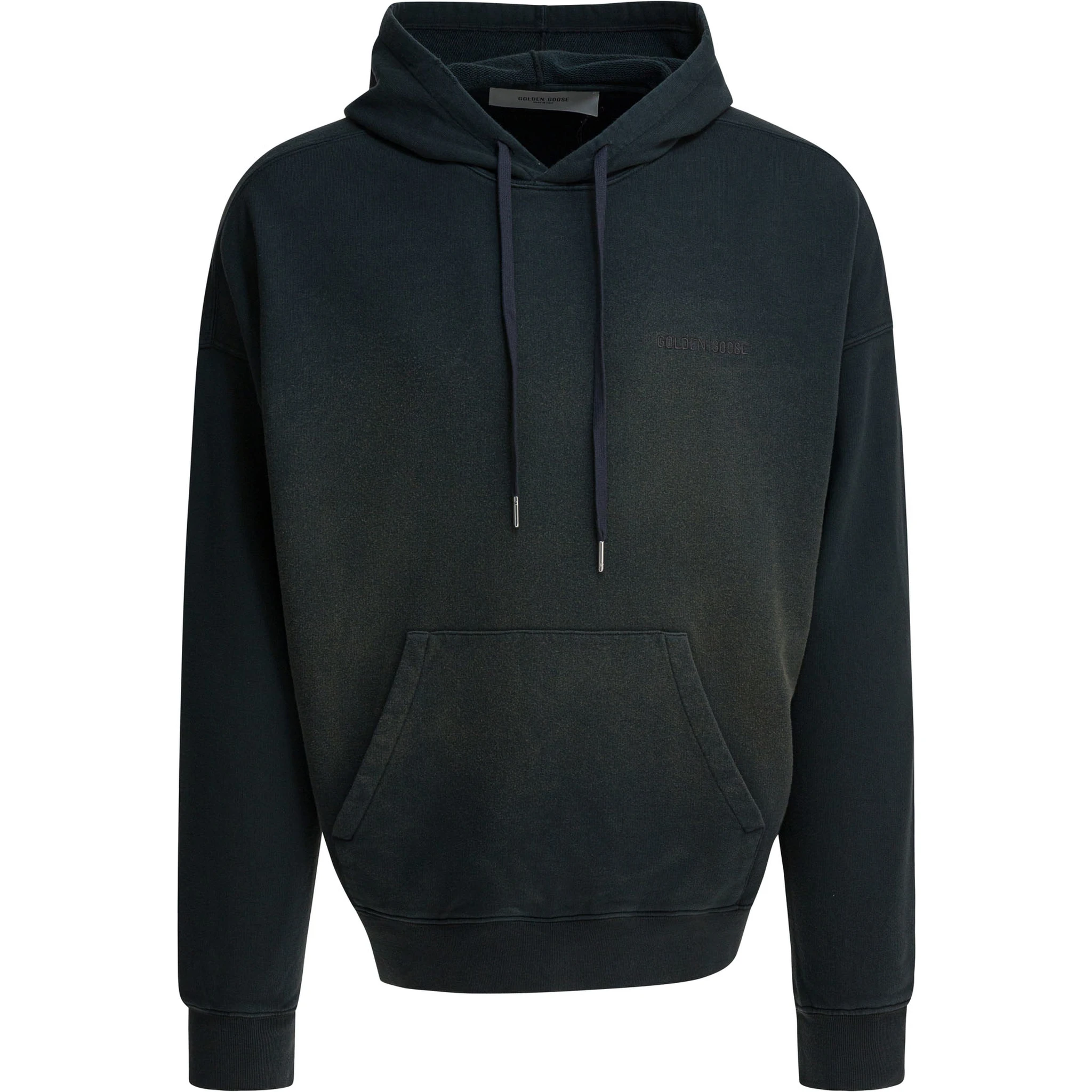 Bleached effect hoodie