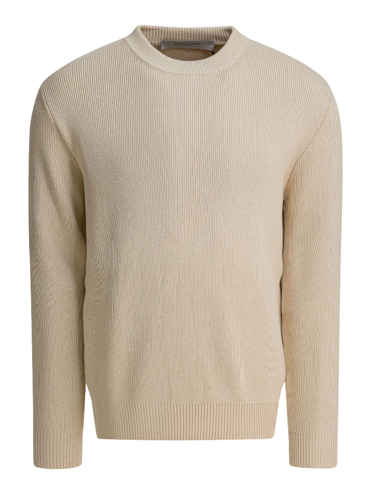 "Golden" crewneck sweater