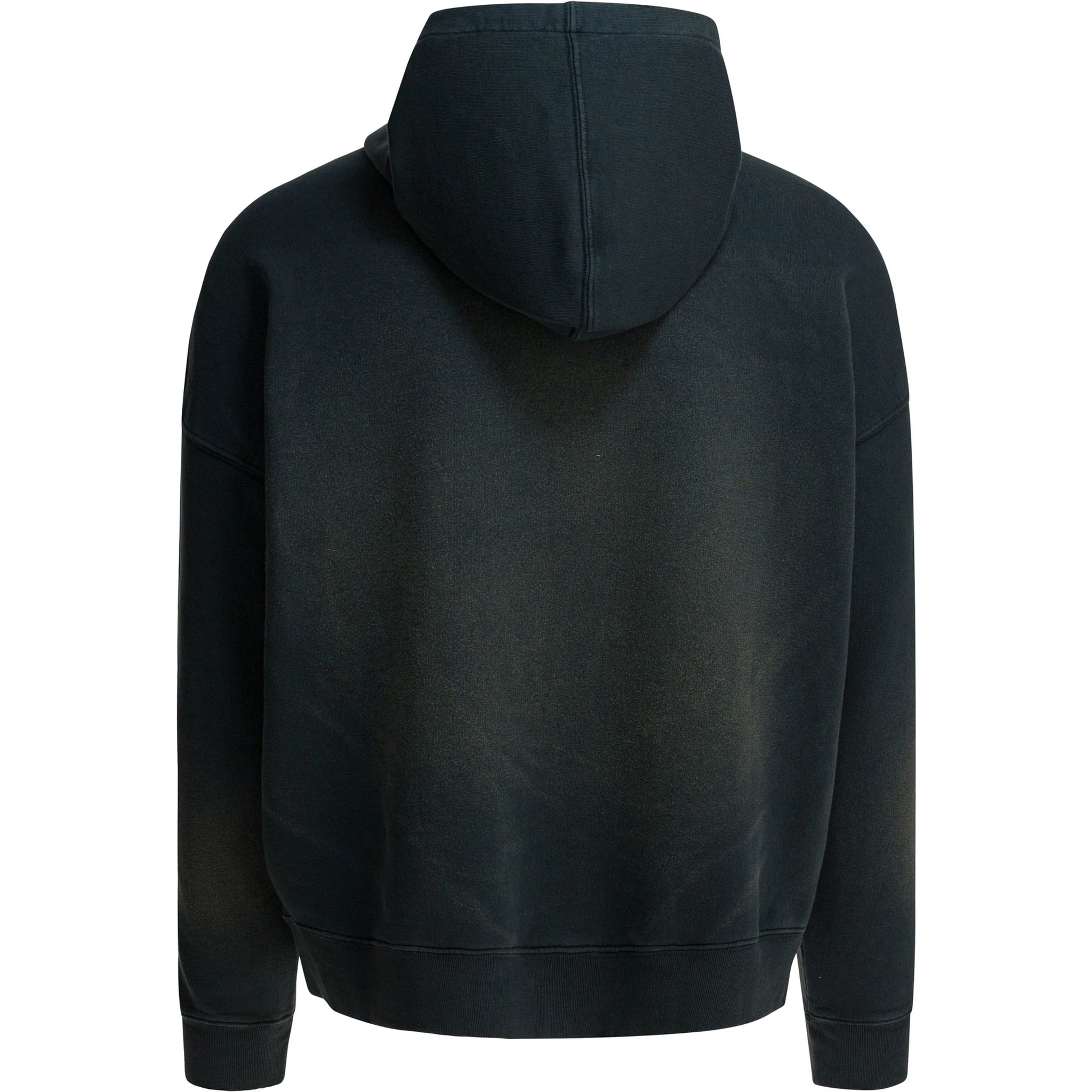 Bleached effect hoodie