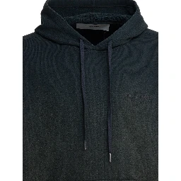 Bleached effect hoodie