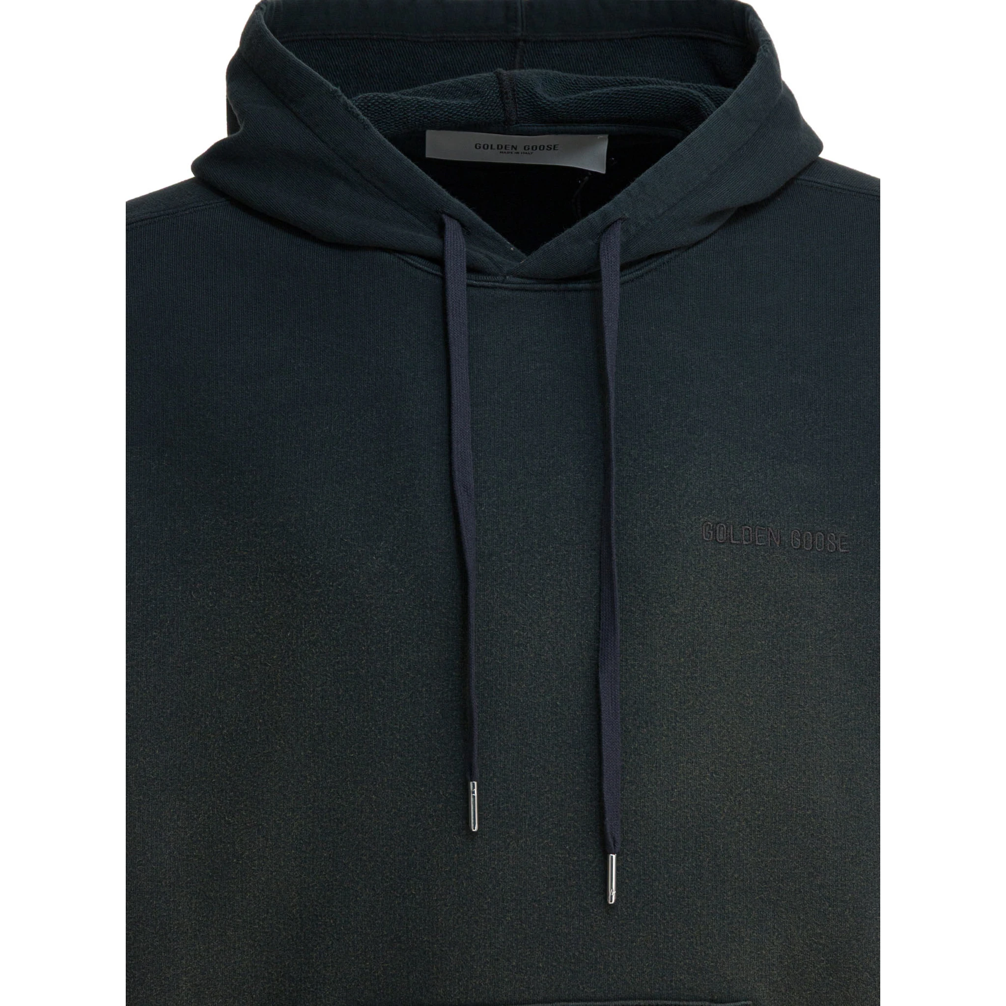 Bleached effect hoodie