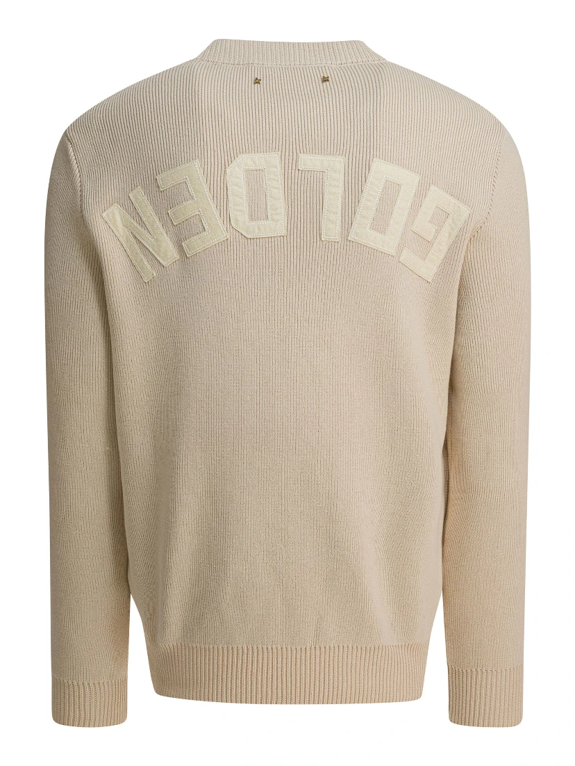 "Golden" crewneck sweater