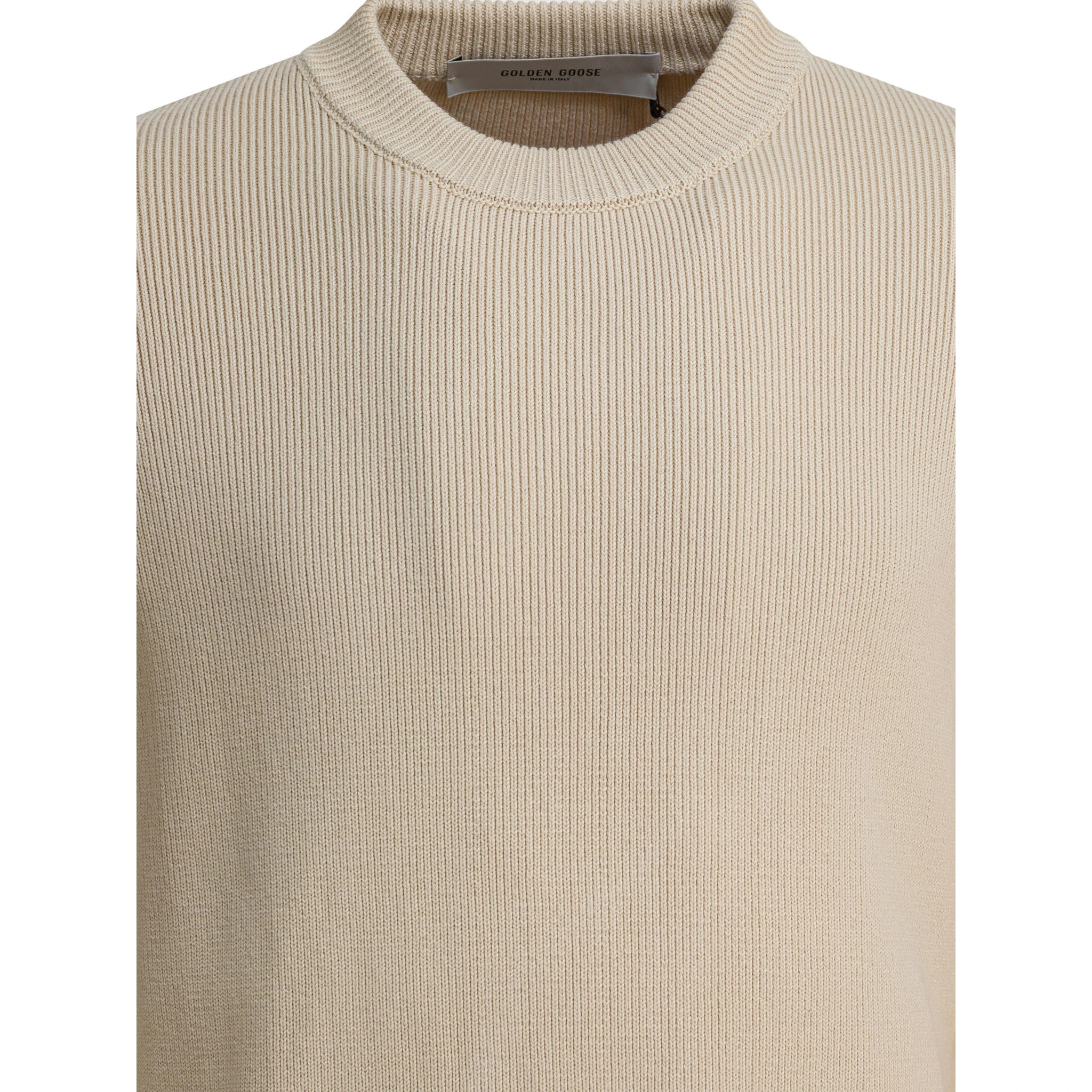 "Golden" crewneck sweater