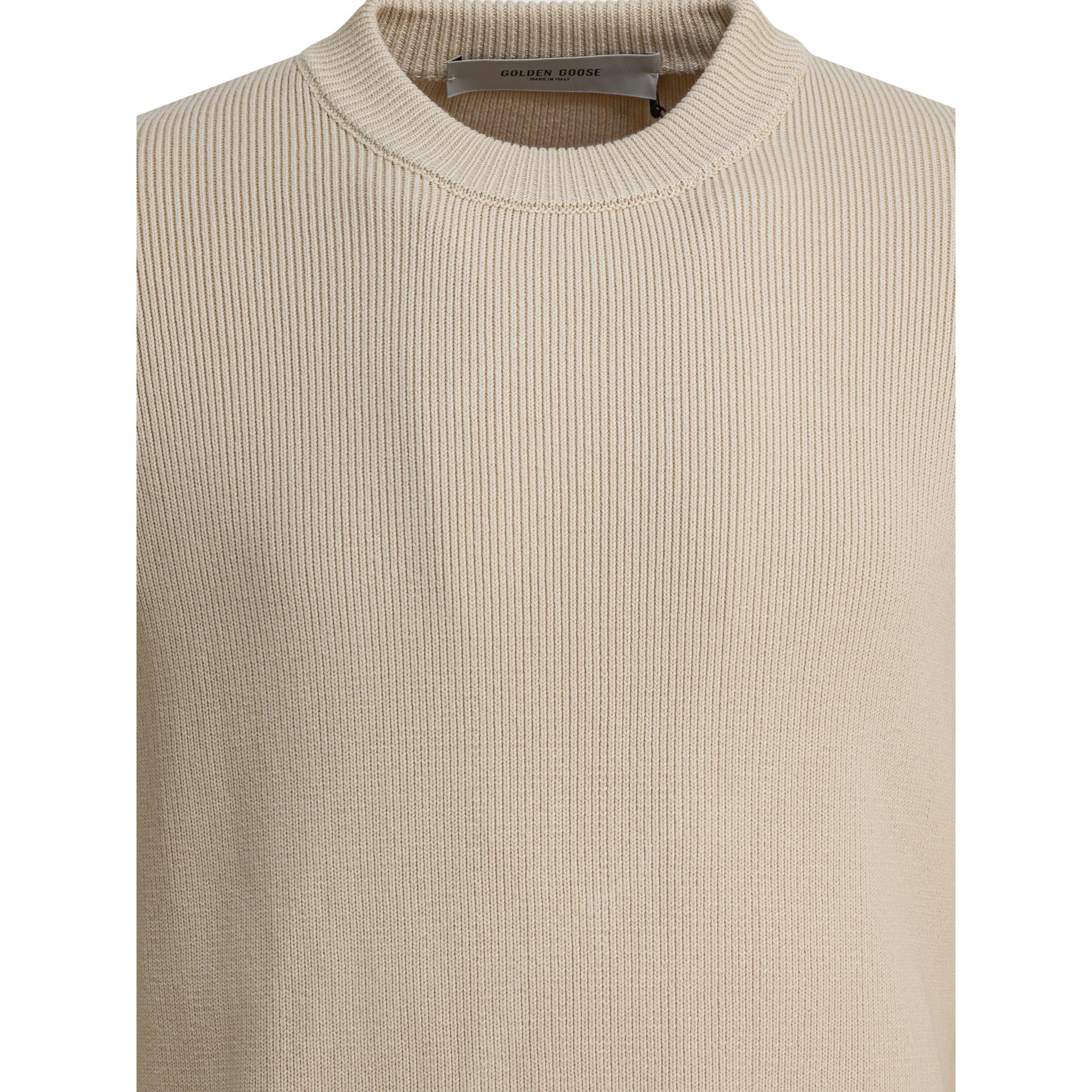 "Golden" crewneck sweater