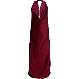 Flared dress with American neckline