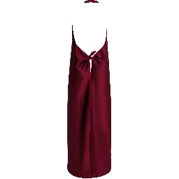 Flared dress with American neckline
