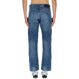 JEANS WITH SHELTER DETAIL