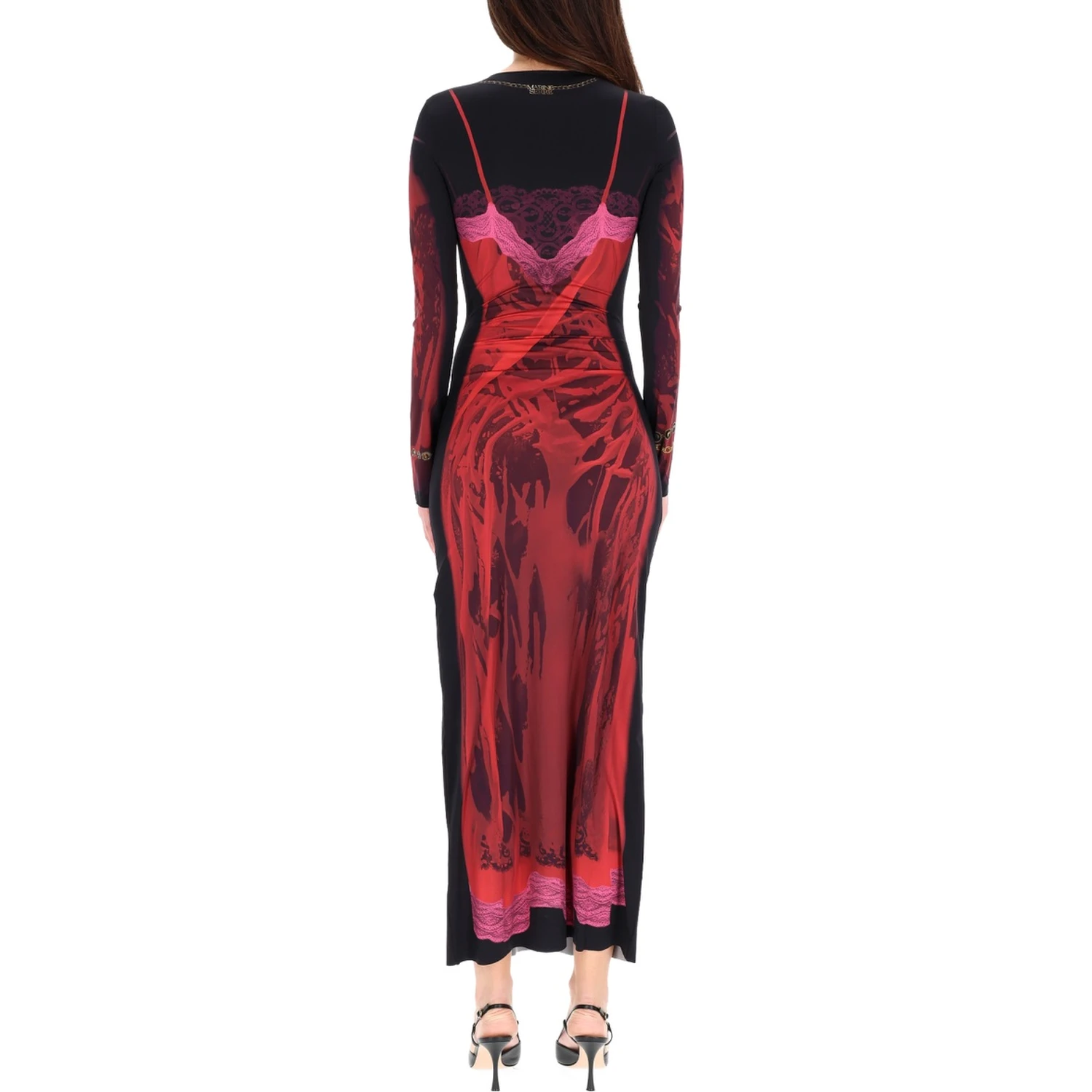 "WET NUISETTE" MIDI DRESS