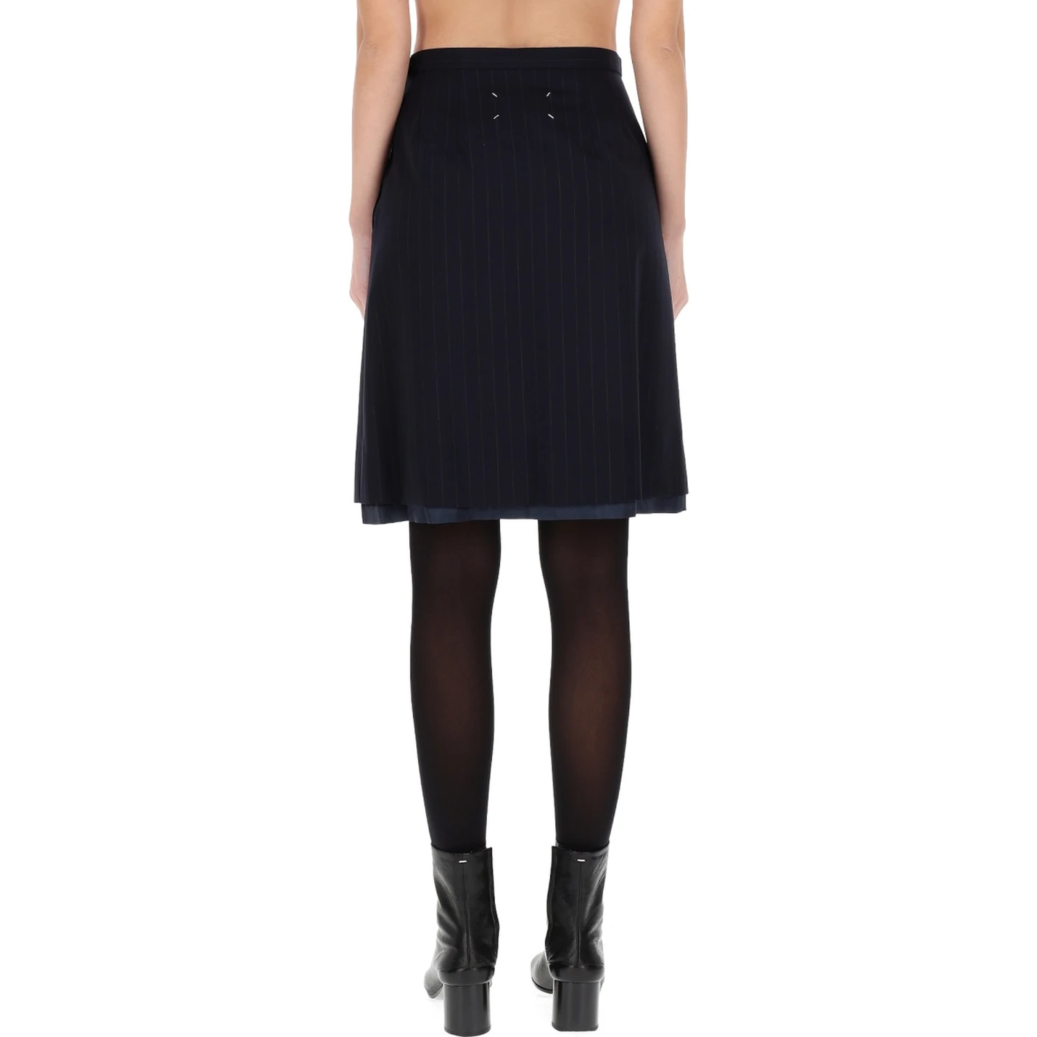 WOOL MIDI SKIRT