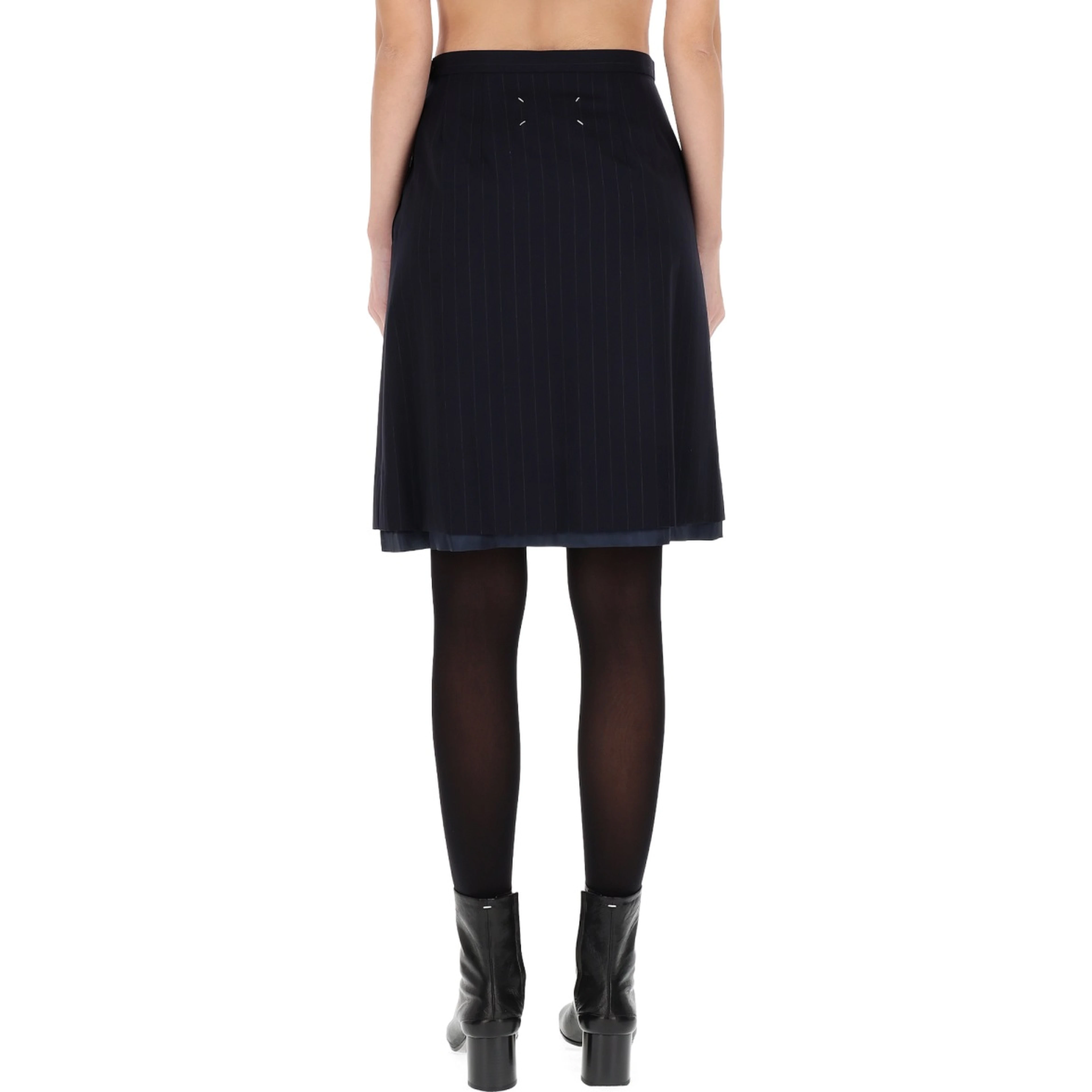 WOOL MIDI SKIRT